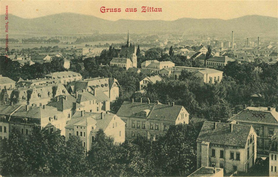 Zittau, Sachsen - Stadtansicht (2) (Zeno Ansichtskarten)