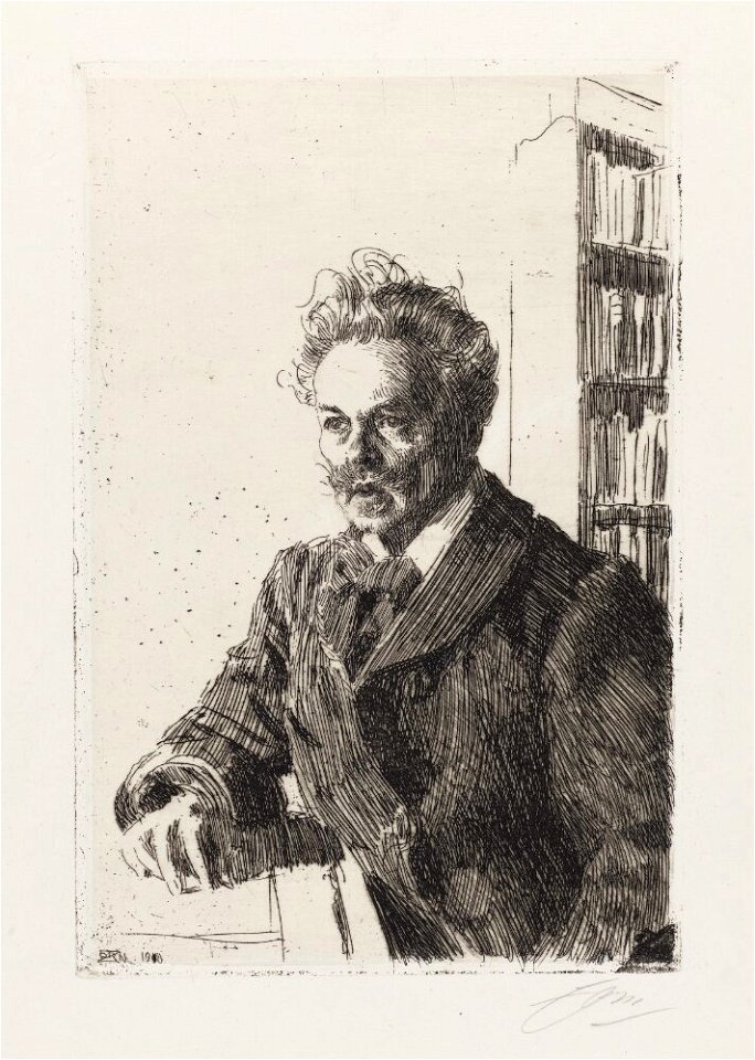 Zorn - August Strindberg, NMG 121912