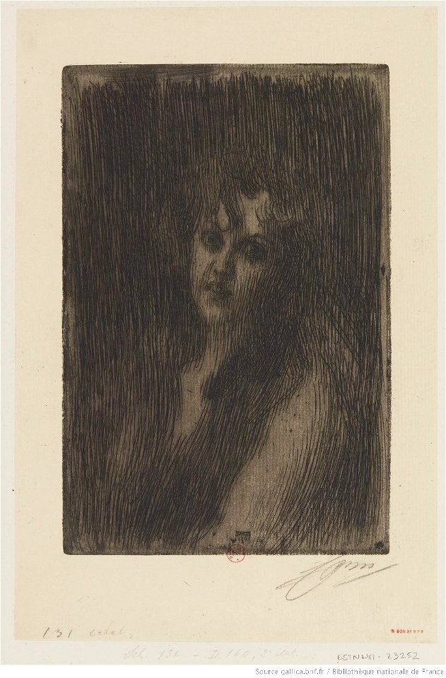 Zorn - Buste de femme, 2e état, btv1b10522866j