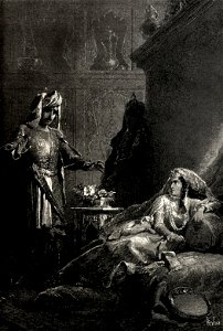 Zichy, Mihály. Illustrations to 'The Knight in the Panther's Skin'. 1888 13