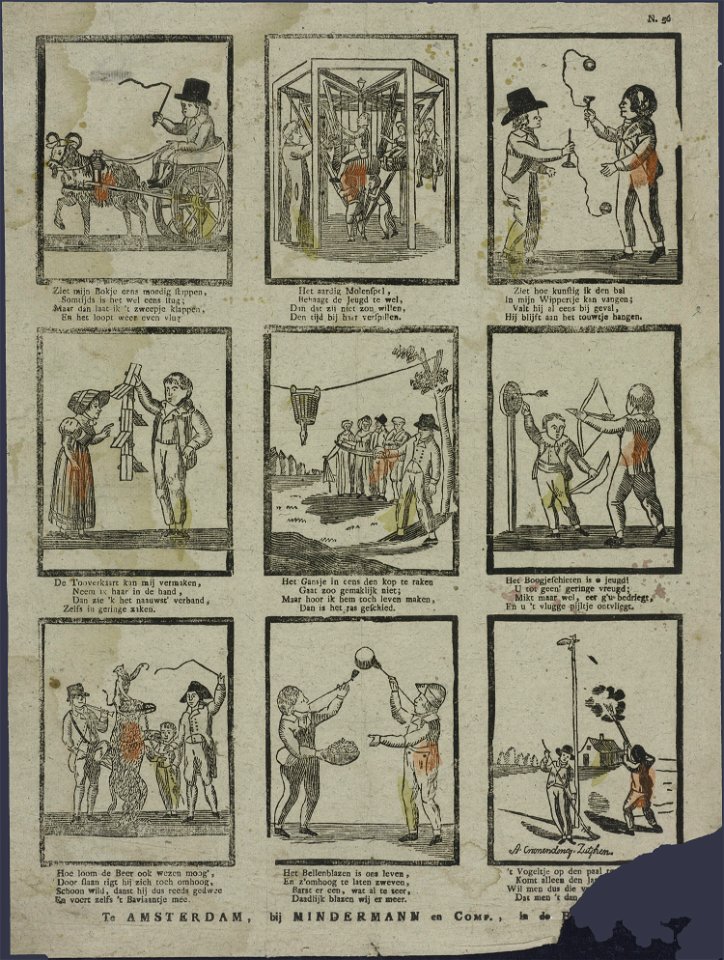 Ziet mijn bokje eens moedig stappen-Catchpenny print-PRENT 0181