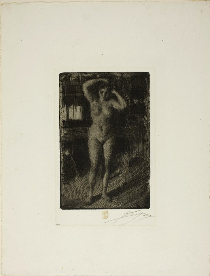 Zorn - Anna Doing Her Hair, 1913.1075