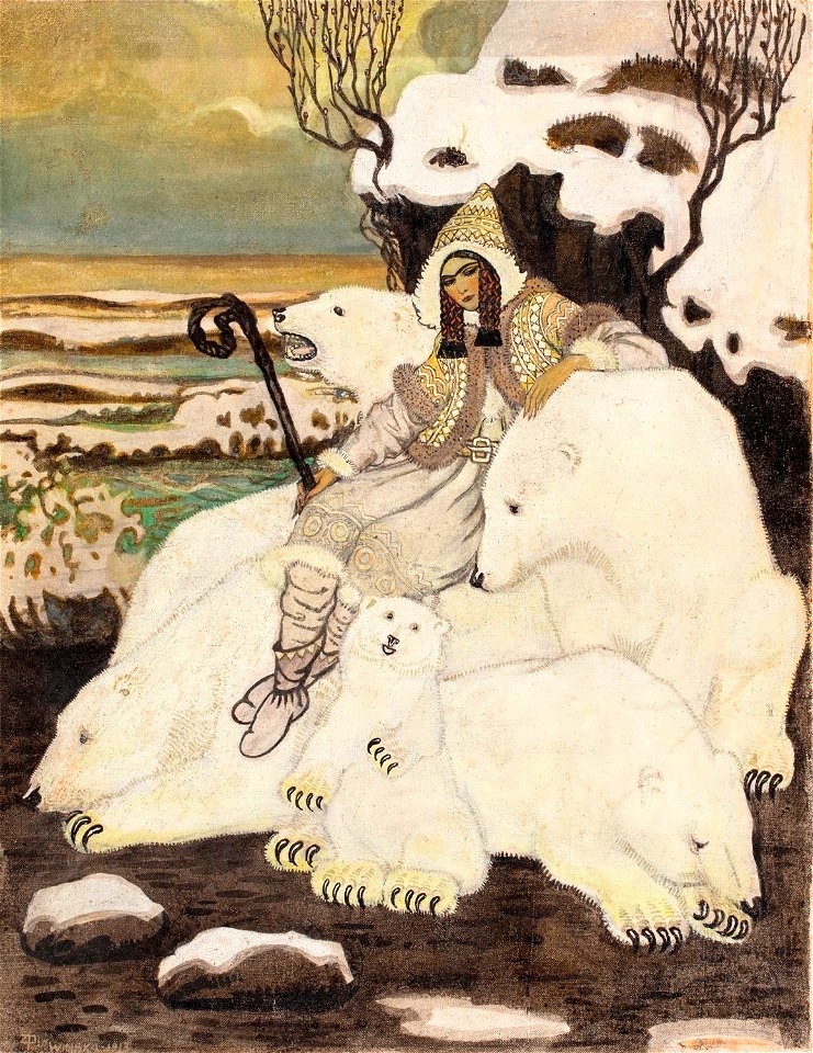 Zofia Plewińska-Smidowiczowa - Pasterka białych niedźwiedzi 1918
