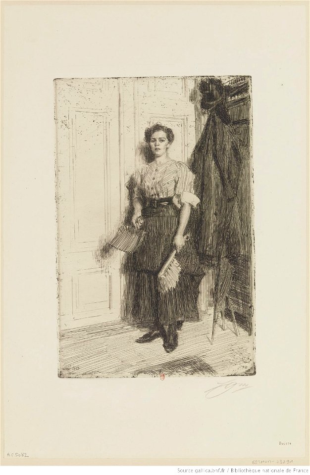 Zorn - La nouvelle domestique, 6e état, btv1b10522841g