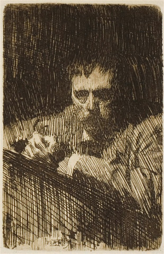 Zorn - A Painter-Etcher (Self-Portrait), 1927.1805