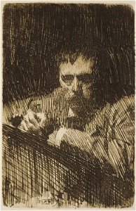 Zorn - A Painter-Etcher (Self-Portrait), 1927.1805