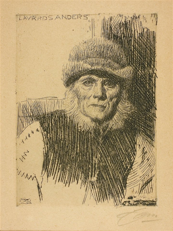 Zorn - Dalecarlian Peasant (Lavards Anders), 1971.908