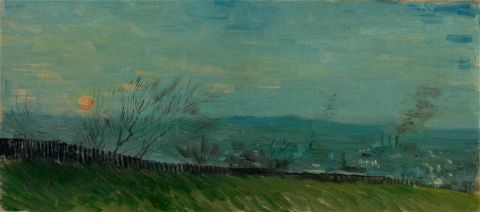 Zonsondergang te Montmartre - s0133M1970 - Van Gogh Museum