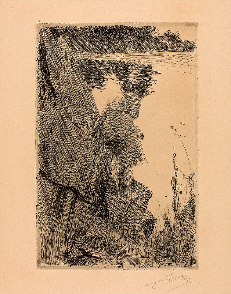 Zorn - Bather (Evening) III, 1927.1879