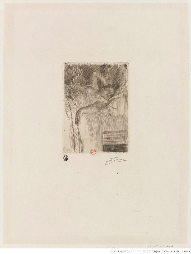 Zorn - Le réveil, 2e état, btv1b105227989