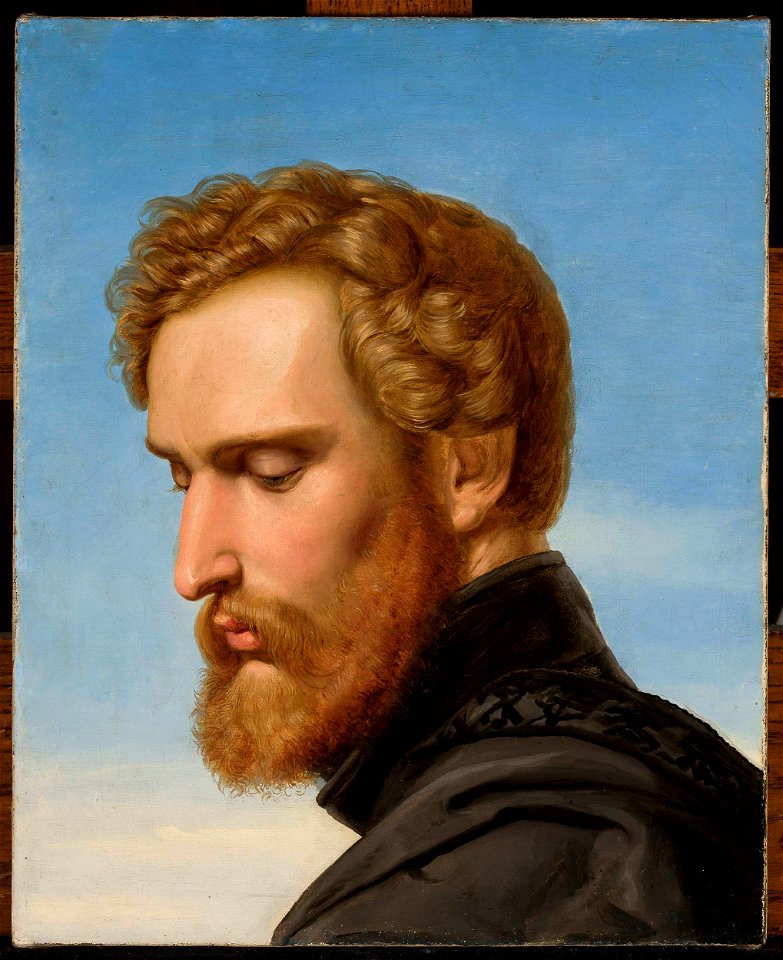 Zofia Szymanowska-Lenartowicz - Portrait of Heinrich Heinlein, painter, as a knight of Schellenberg - MP 2143 - National Museum in Warsaw