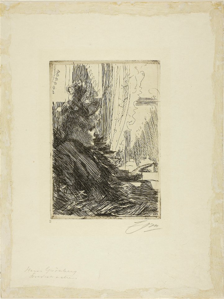 Zorn - Gerda Grönberg III, 1927.1841