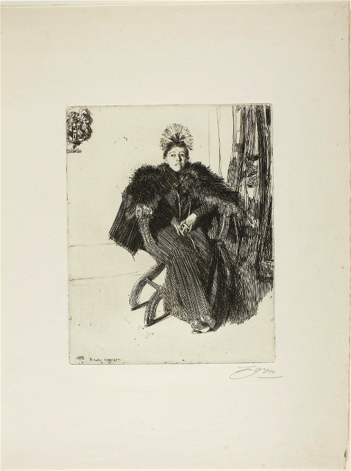 Zorn - Isabella Gardener, 1927.1856