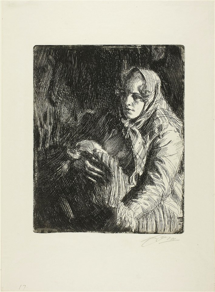 Zorn - Madonna (A Mother), 1927.1917