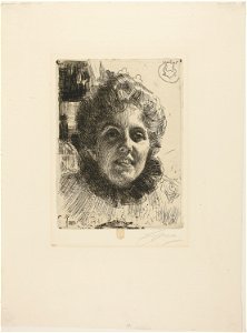 Zorn - Aurore (Mrs. Aurore Klintberg, née Oxenstierna, Head), 1913.1095