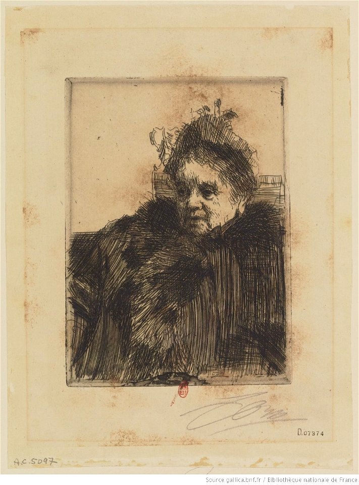 Zorn - Mme Simon, 1ère planche, btv1b10522842x