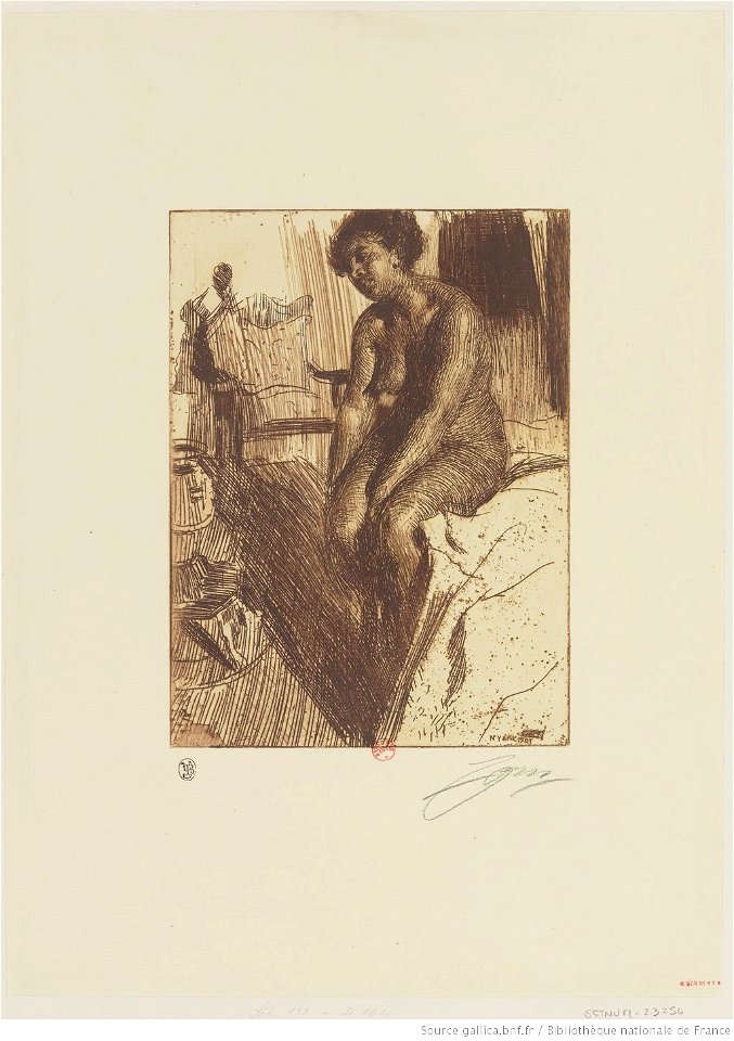 Zorn - Jeune négresse assise, btv1b105228619
