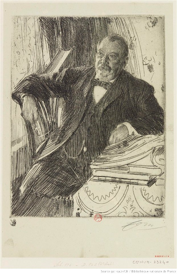 Zorn - Le président Grover Cleveland, 2e planche, btv1b10522855p