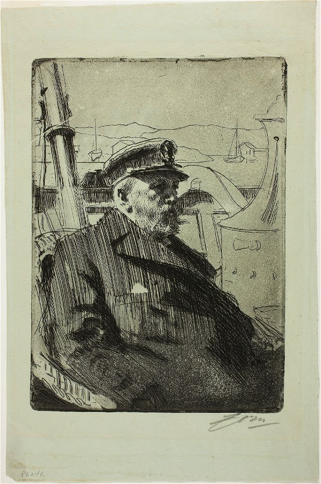 Zorn - King Oscar II (Second plate), 1950.1404