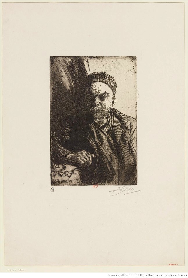 Zorn - Paul Verlaine, 2e planche, 3e état, btv1b105227737