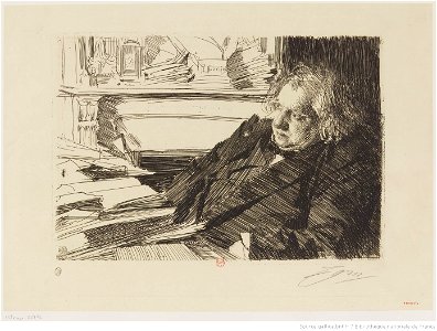 Zorn - Ernest Renan, 4e état, btv1b105228312