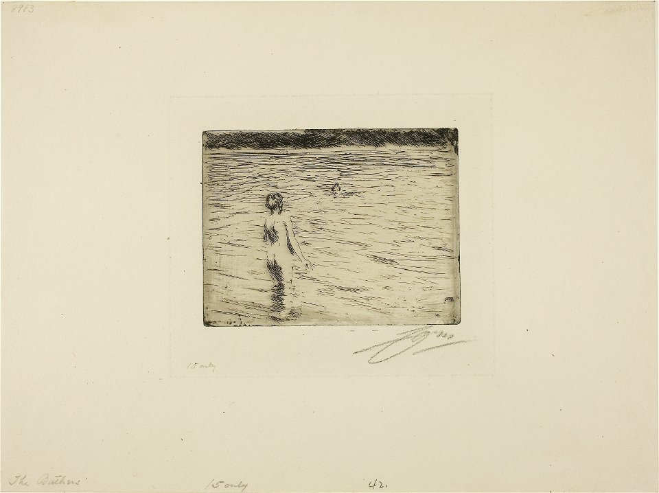 Zorn - Mother Bathing, 1927.1861