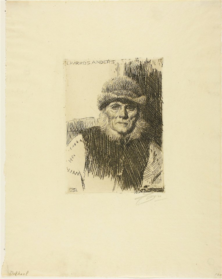 Zorn - Dalecarlian Peasant (Lavards Anders), 1927.2094