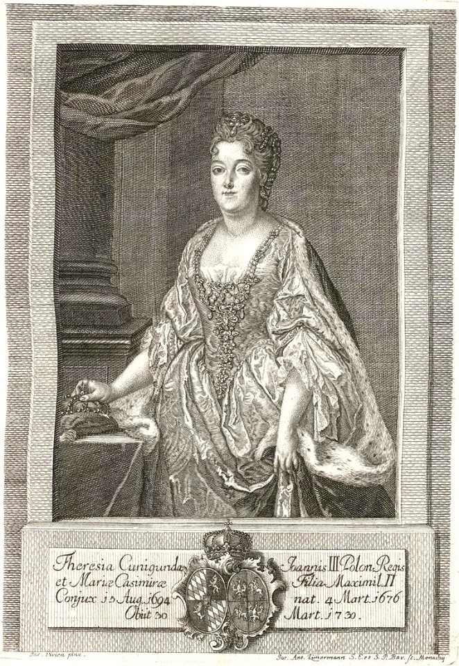Zimmermann after Vivien - Theresa Kunegunda Sobieska
