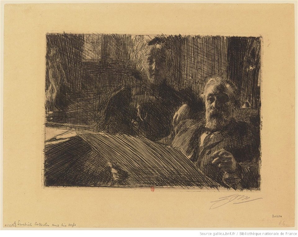 Zorn - M. et Mme Pontus Fürstenberg, 1er état, btv1b10522727z