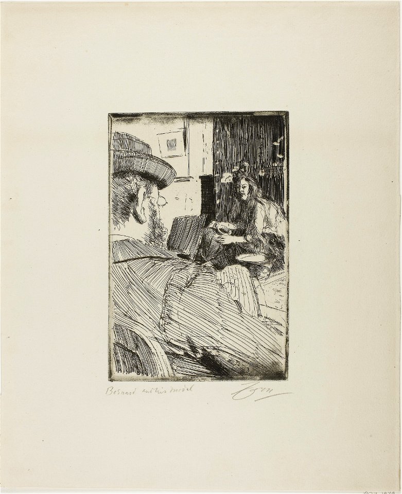 Zorn - Albert Besnard and His Model, 1927.1874