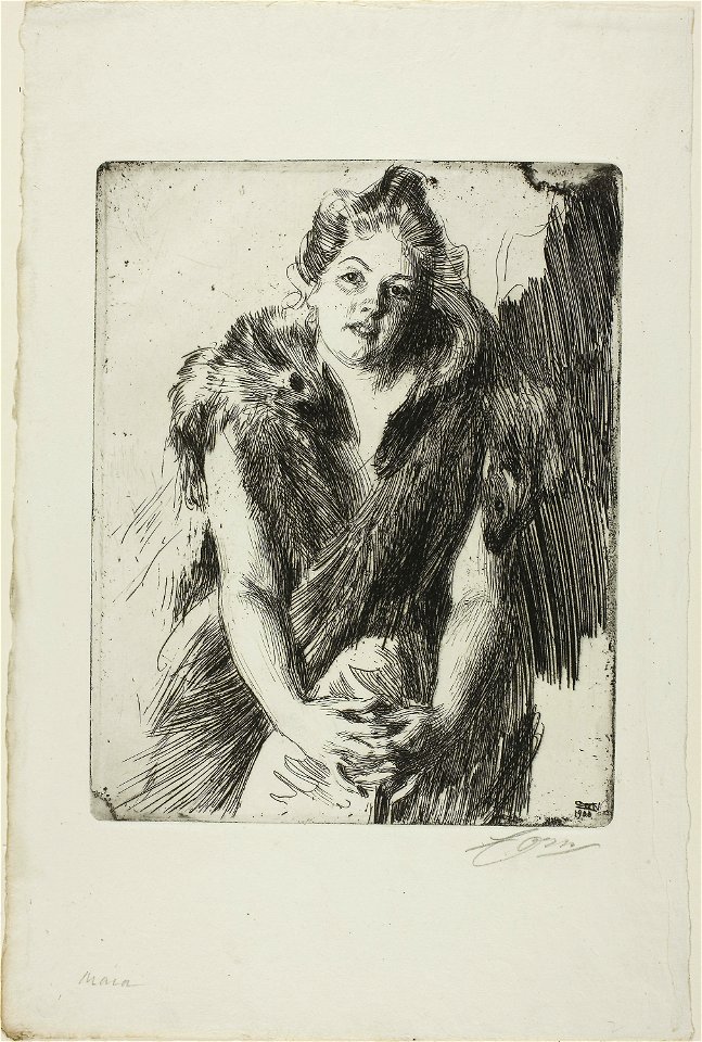Zorn - Maja von Heijne, 1927.1916