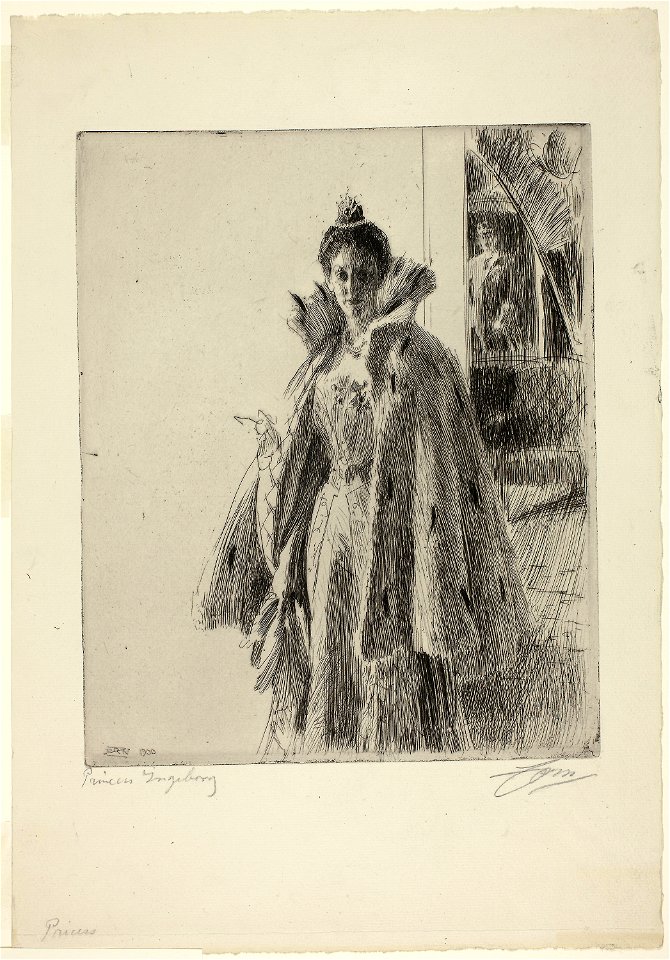 Zorn - H. R. H. Princess Ingeborg of Sweden I, 1927.1920