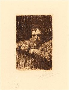 Zorn - Engraver. Self-Portrait, NMG 8651892