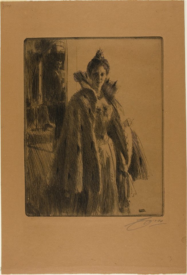 Zorn - H. R. H. Princess Ingeborg of Sweden II, 1927.1922