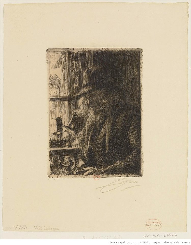 Zorn - Bosl Anders, horloger de Mora, 2e état, btv1b105228725