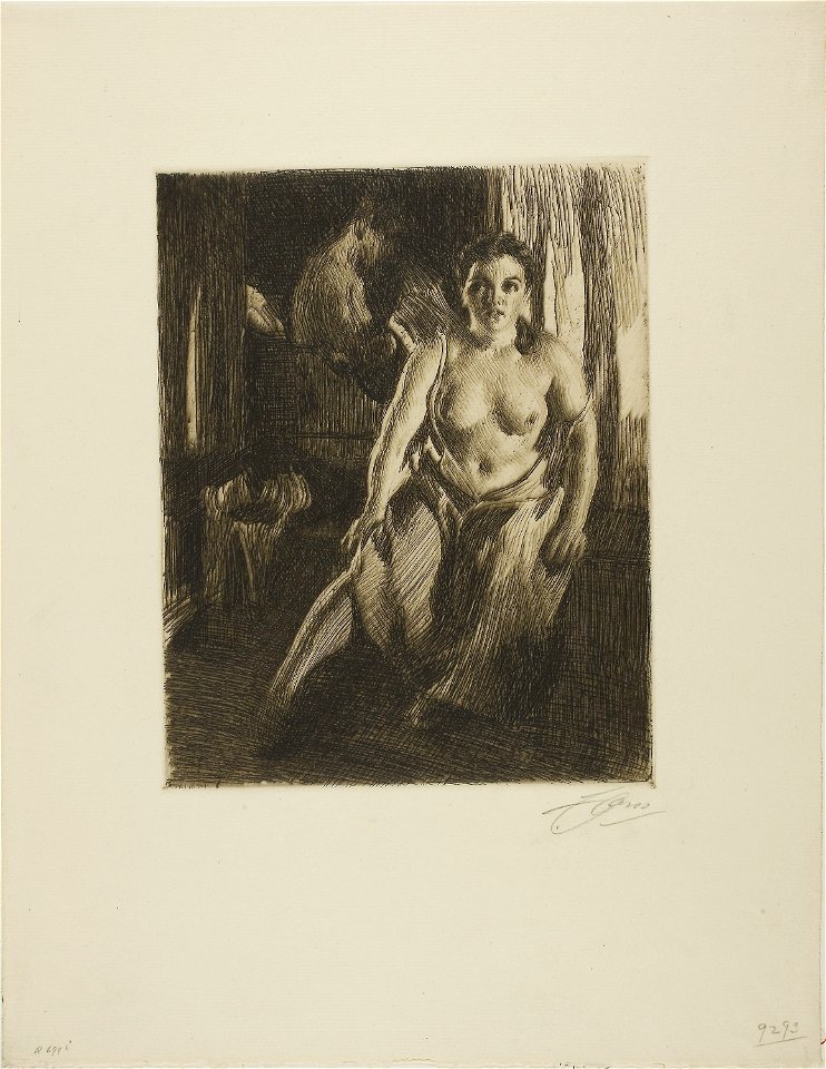 Zorn - The Bed-Stool, 1927.2060