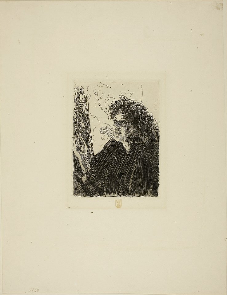 Zorn - Girl with a Cigarette II, 1913.993