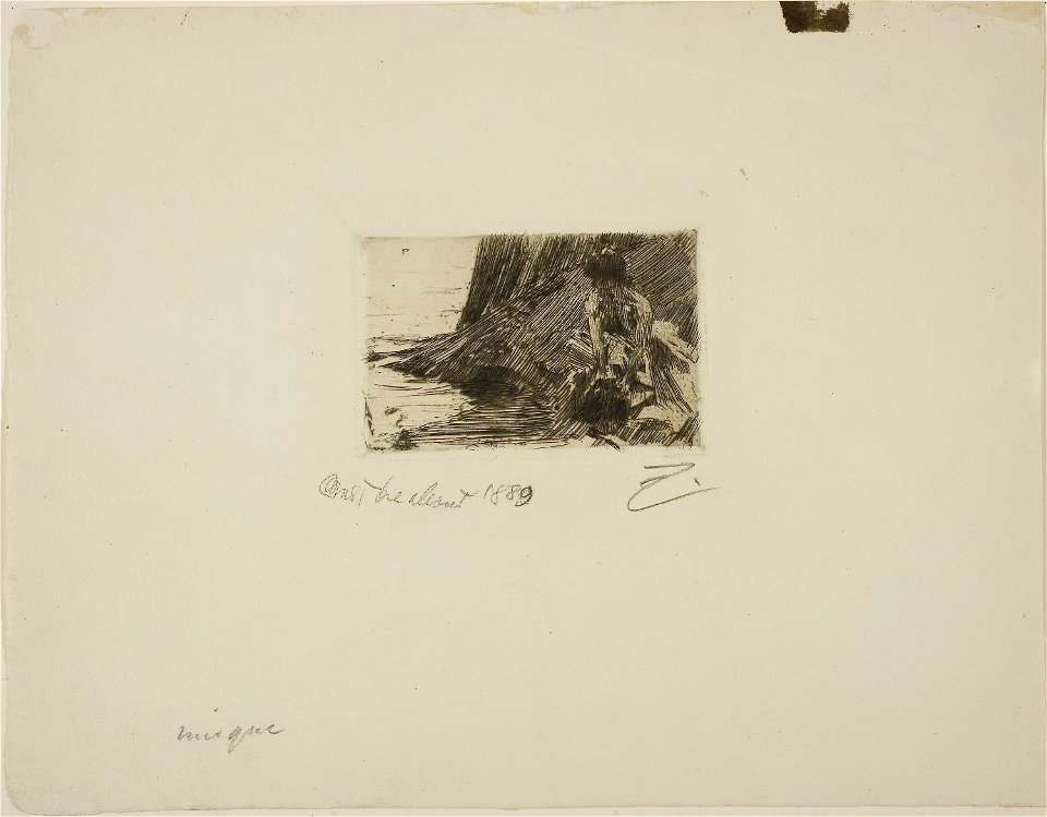 Zorn - “La Petite Baigneuse” - The Little Bather, 1927.1807