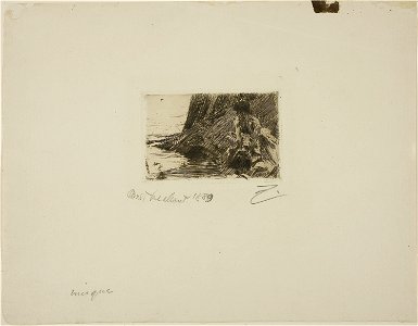 Zorn - “La Petite Baigneuse” - The Little Bather, 1927.1807