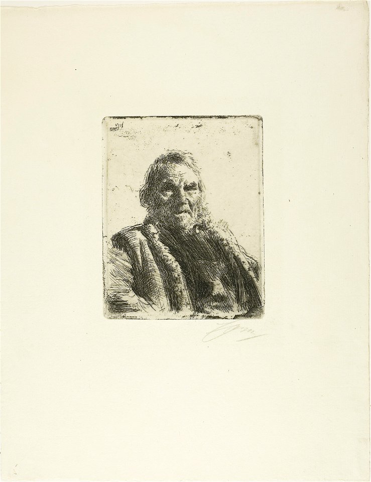 Zorn - Old Soldier (“Prinsen”), 1927.2028
