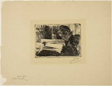Zorn - Lady Reading (Mrs. Zorn), 1927.1812