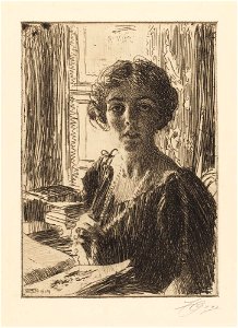 Zorn - Crown Princess Margareta, NMG 221915