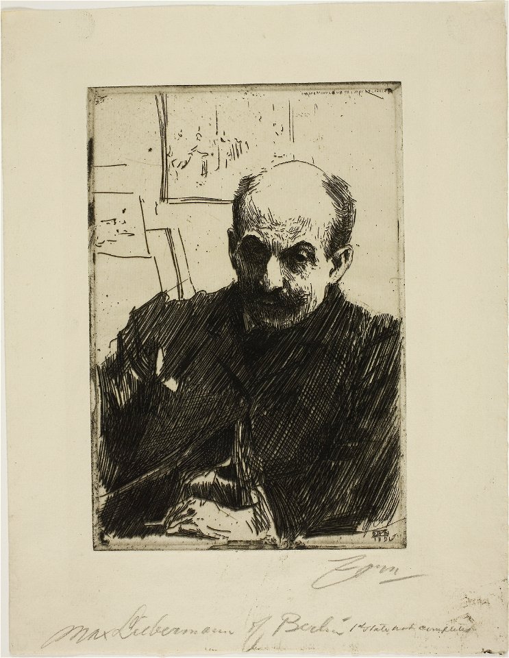 Zorn - Max Liebermann, 1927.1828