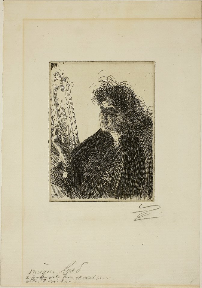 Zorn - Girl with a Cigarette I, 1927.1833