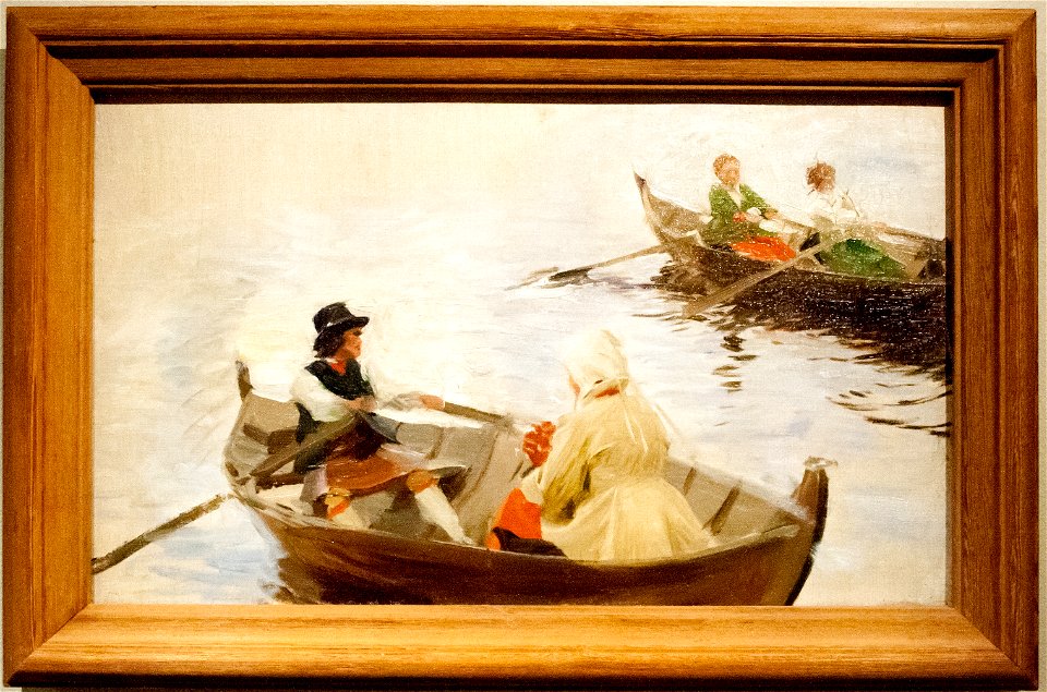 Zorn - Going to the church, study, with frame
