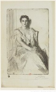 Zorn - Mrs Grover Cleveland, 2e planche, 5e état, btv1b10522747s