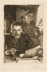 Zorn - Självporträtt med hustrun Emma, NMG 471891