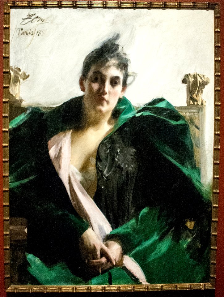 Zorn - Parisiska, studie, 1891
