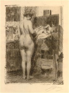 Zorn - Model before picture, 1949,0411.4834
