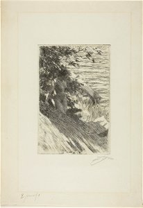 Zorn - “La Grande Baigneuse” - The Great Bather, 1927.1868